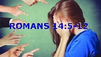 Romains 14:5-12